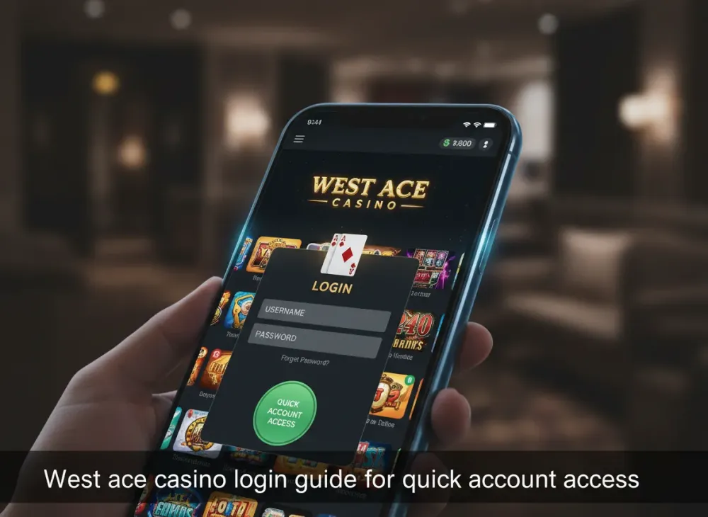 West ace casino login guide for quick account access